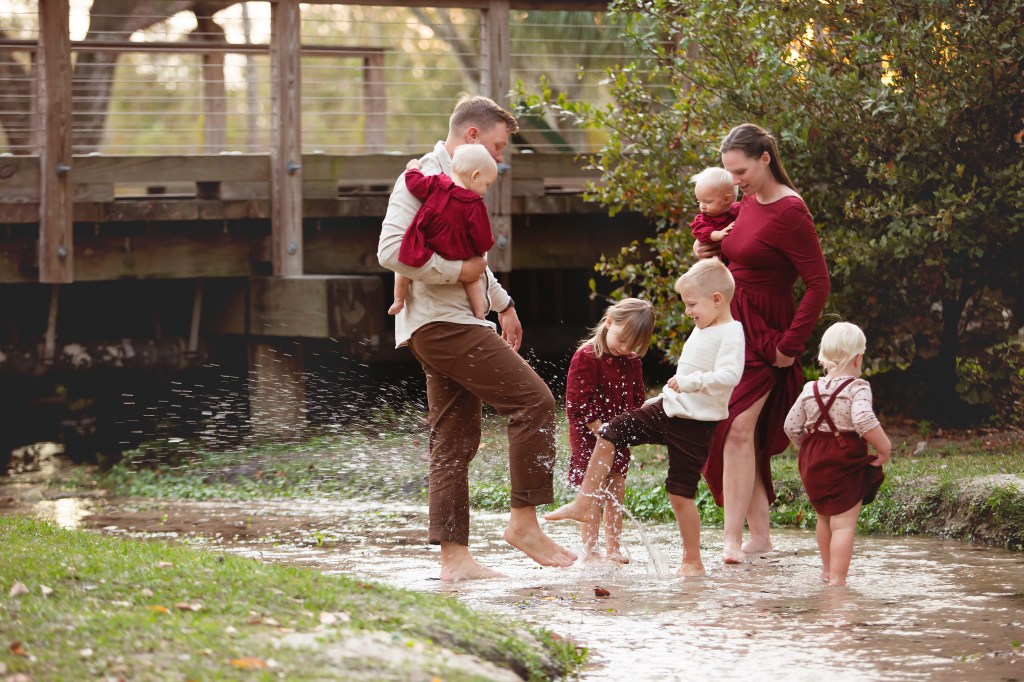 Bonnet Spring Park Lakeland Florida Family Photo